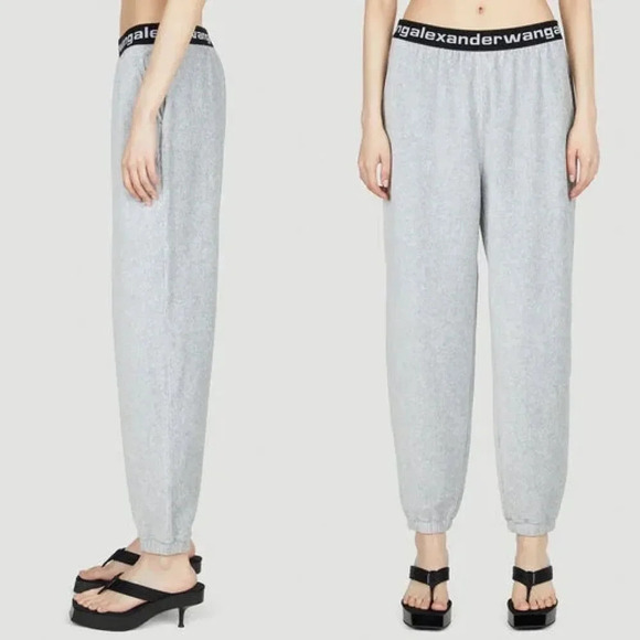 ALEXANDER WANG T Stretch Cotton-blend Corduroy Track Pants Size XS - Picture 3 of 7